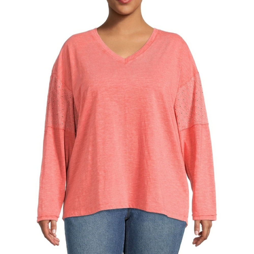 Women's 0X (14 W)  t-shirt long sleeve Item #0002
